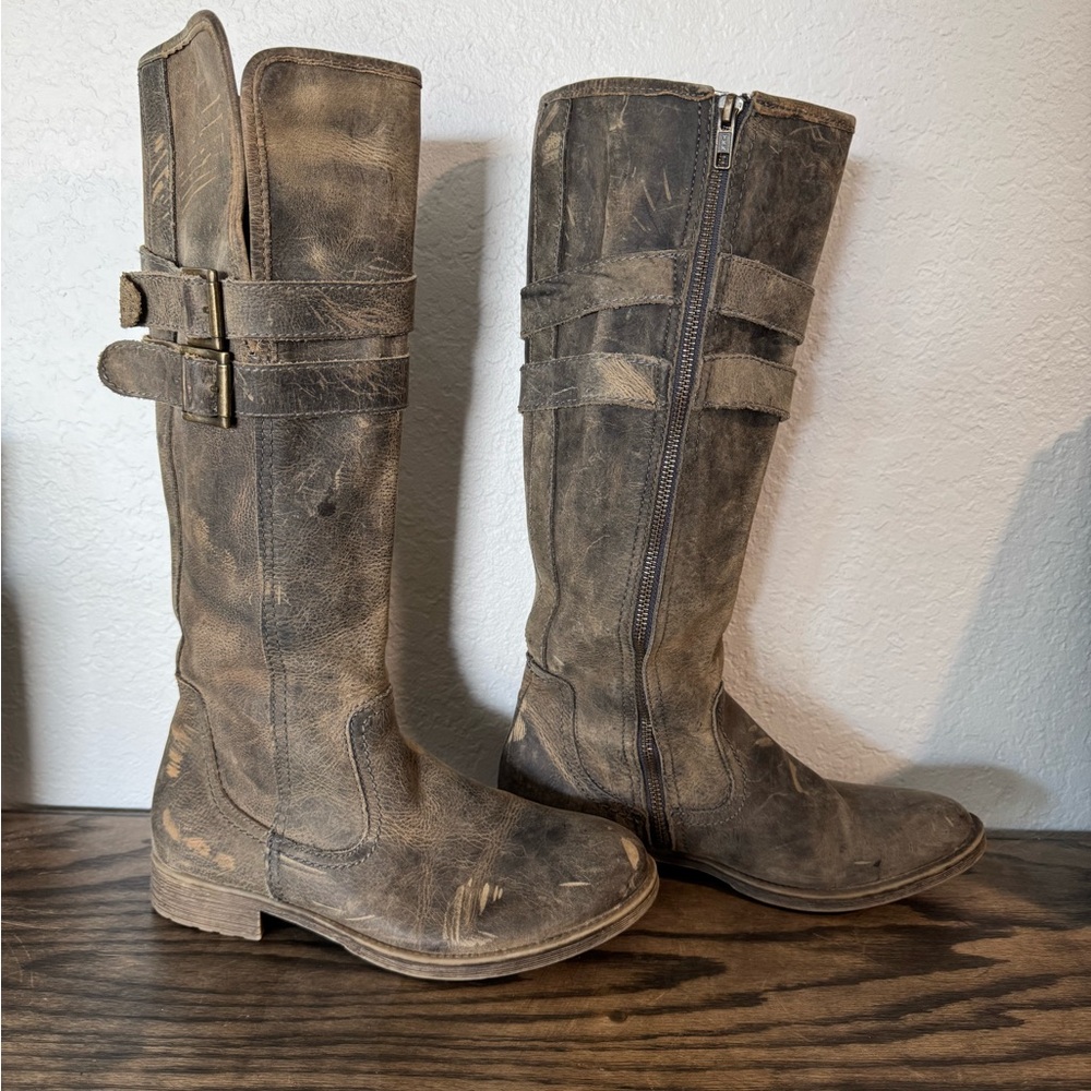 BEDSTU Distressed “Date” Leather Boots - Picture 3 of 6